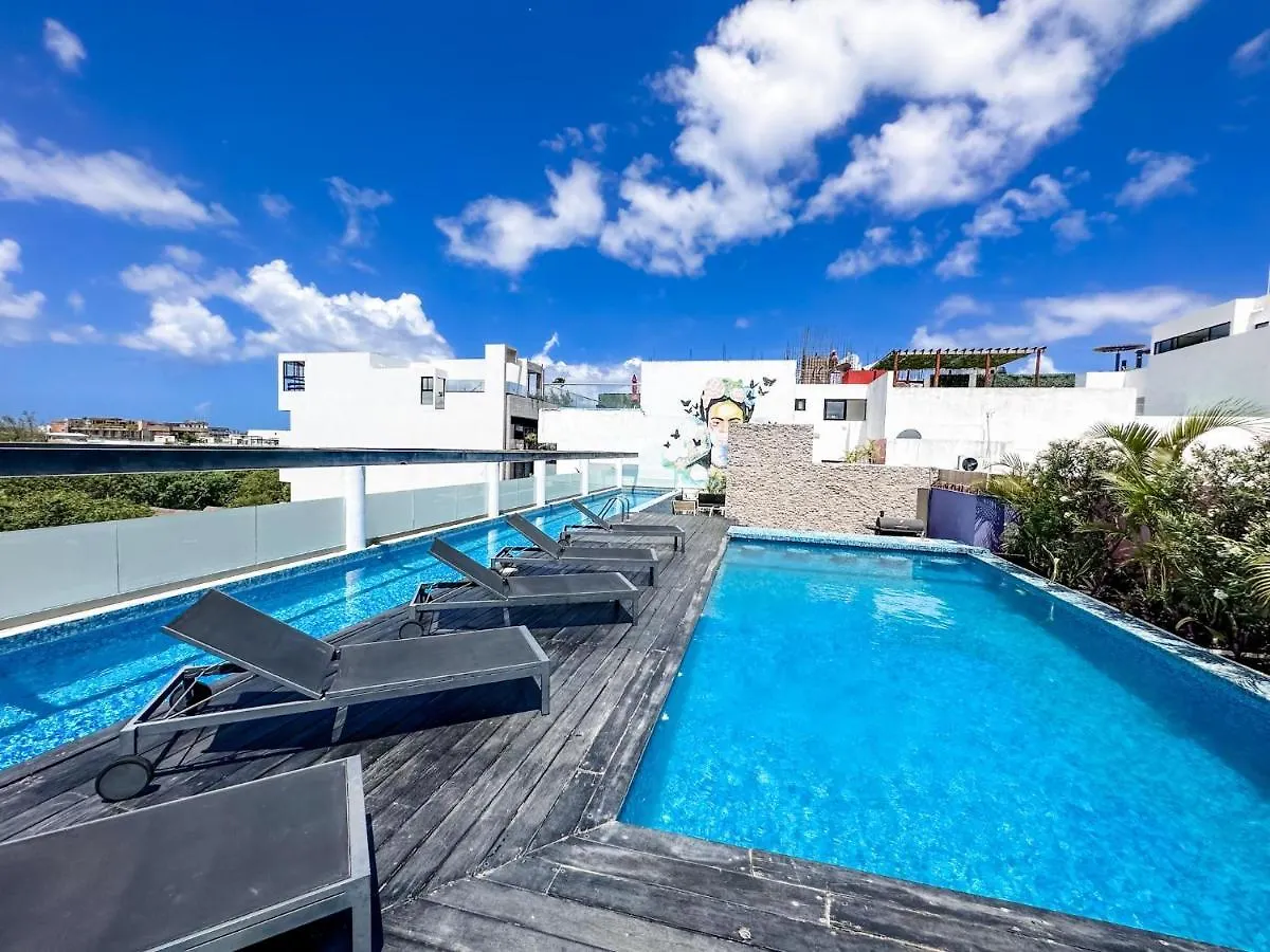 Dc 1103 Trendy Condo In Mamitas Beach Area Half Block To 5Th 신데 델 카르멘 0*,  멕시코