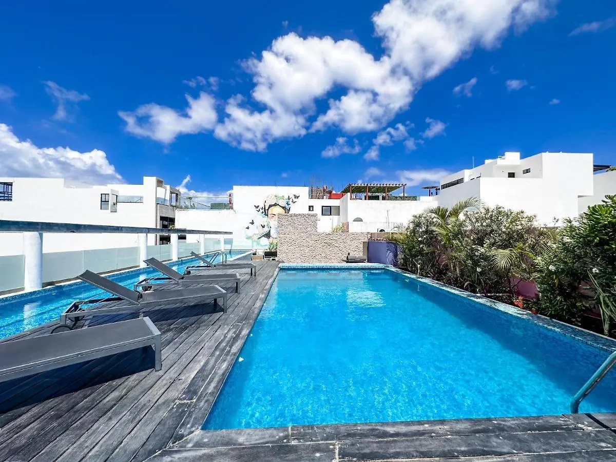 Dc 1103 Trendy Condo In Mamitas Beach Area Half Block To 5Th Playa del Carmen Apartmán